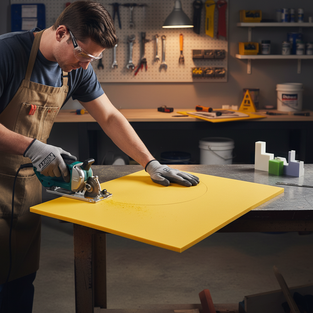 High-Performance Foam PVC Mid Yellow Sheet with Excellent Flammability and Chemical Resistance for Display Applications