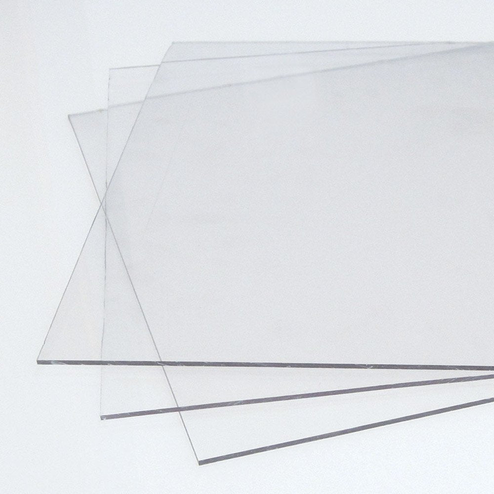 Polycarbonate Plastic Sheet - Ultra-Tough Clear Glazing, UV Resistant for Machine Guards, Riot Shields, 2mm to 5mm
