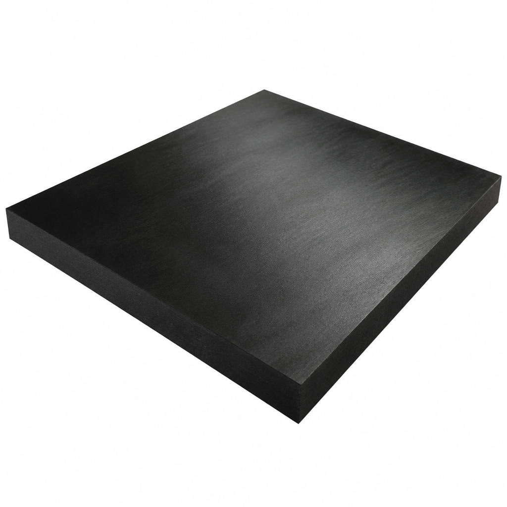 Cast Nylon 6 Black Sheet for Engineering Applications 20mm to 60mm thick