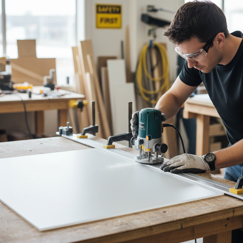 Premium 100% Recycled Cast Acrylic White Sheet with High UV Resistance and Carbon Neutral Manufacturing