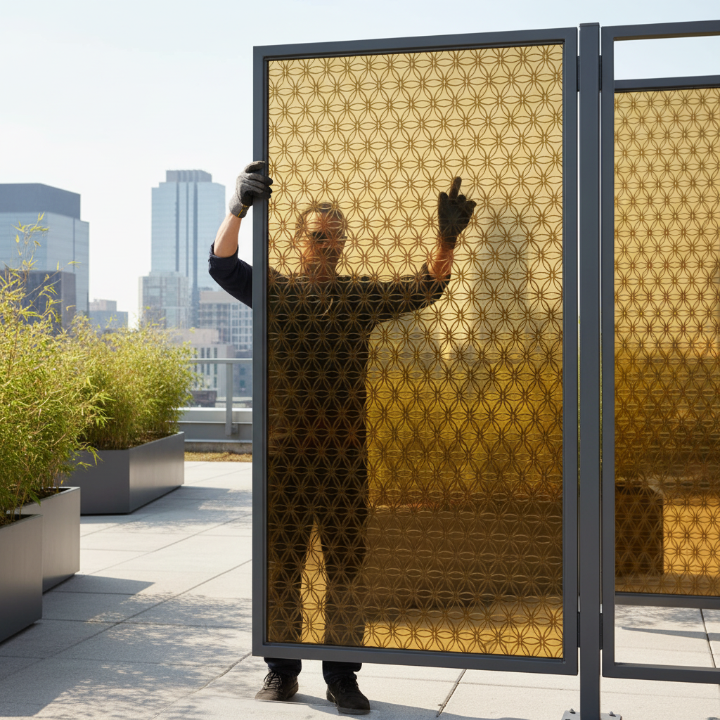 Premium Honeycomb Composite Sheet - Light Bronze Acrylic with Translucent Core for Versatile Indoor Applications
