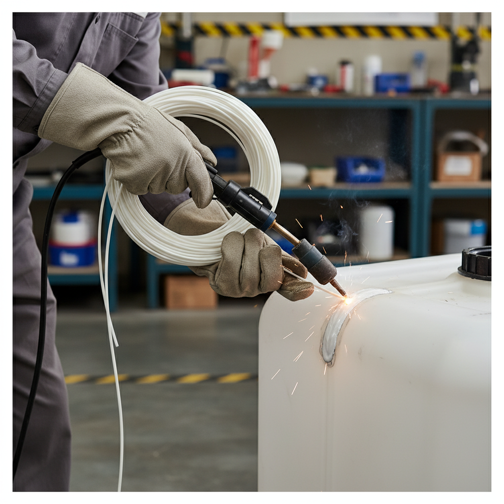 Premium LDPE Welding Rod White - High-Performance Plastic Welding Solution for Repair and Fabrication
