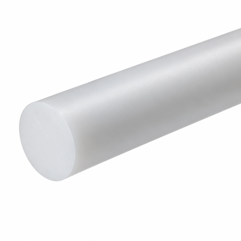 Acetal Natural Rod for Food Applications (Various Sizes) 5mm to 80mm diameter