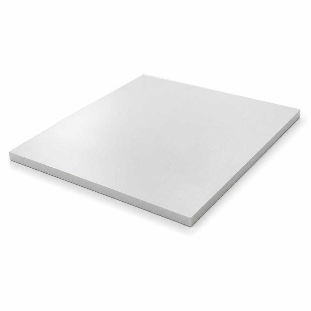 White PVC Cladding Sheet for Hygienic Applications 1.5mm to 3mm thick