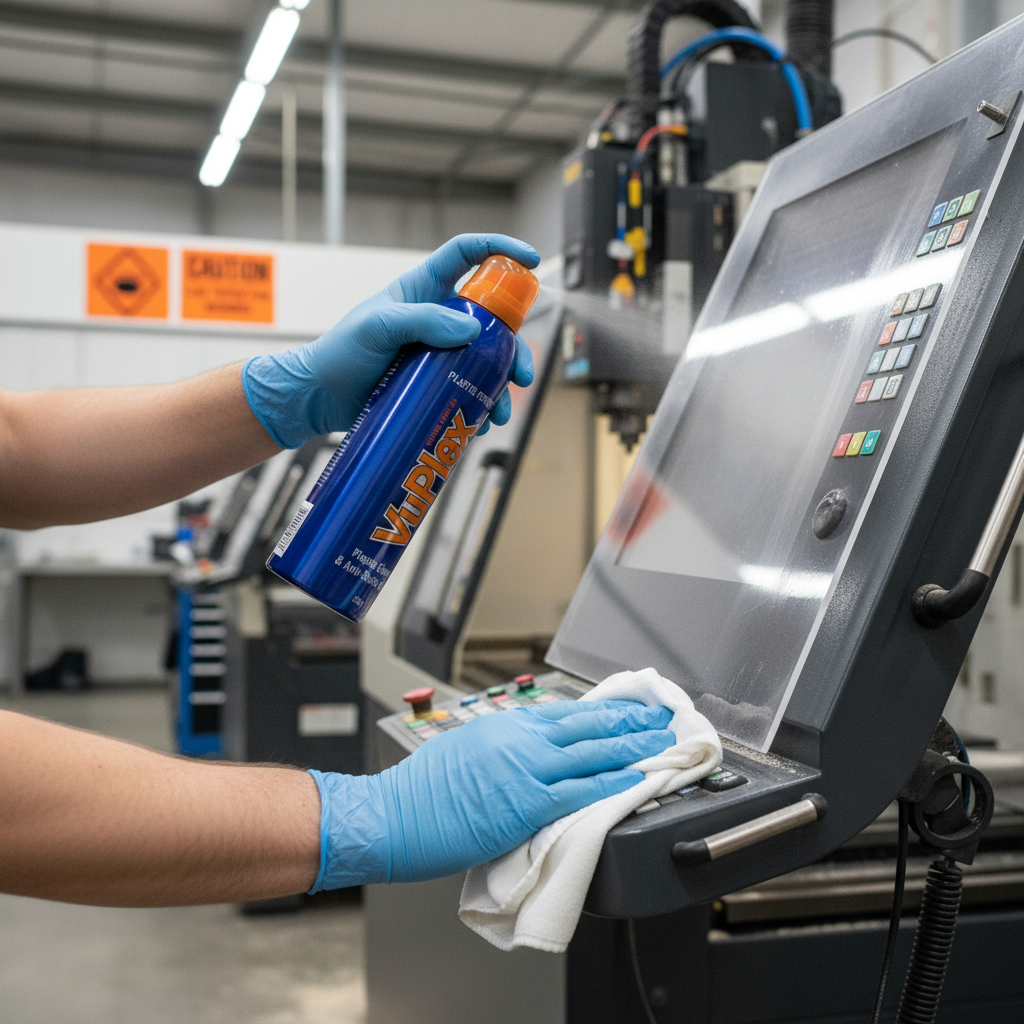 Premium Plastic Cleaner and Anti-Static Polish for Clear and Colored Plastics, Food Safe and Protective Coating