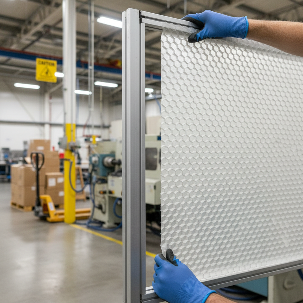 Premium Honeycomb Composite Sheet - Clear PETG with Lightweight, Rigid, and Impact-Resistant Properties for Versatile Applications