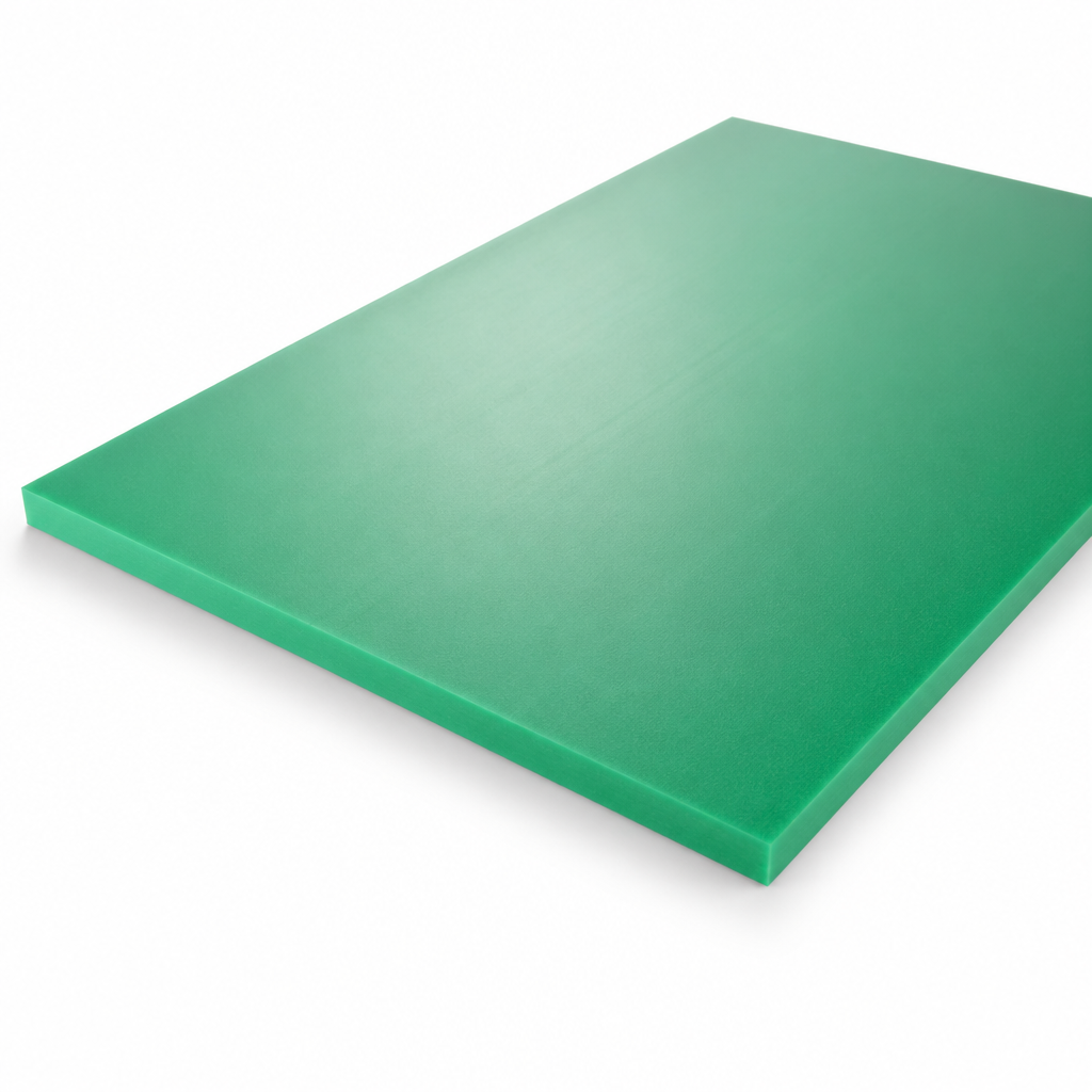 RG1000 Green Sheet of Ultra High Molecular Weight Polyethylene for Industrial Applications 5mm to 40mm thick