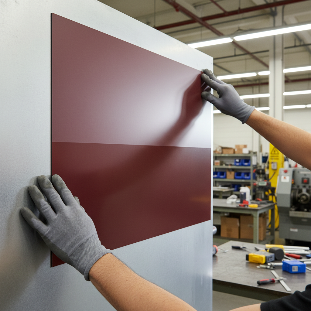 Premium Aluminium Composite Panel Burgundy 3004 Matt/Gloss Sheet - Lightweight, Durable, High-Performance with Excellent Print Surface