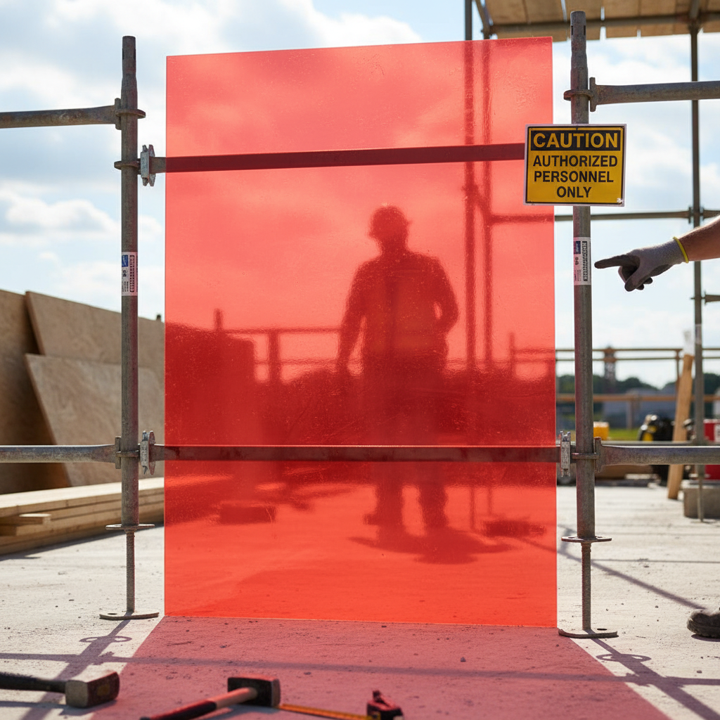 Premium Durable Foam PVC Red Sheet for Signs, Displays, and Construction Applications