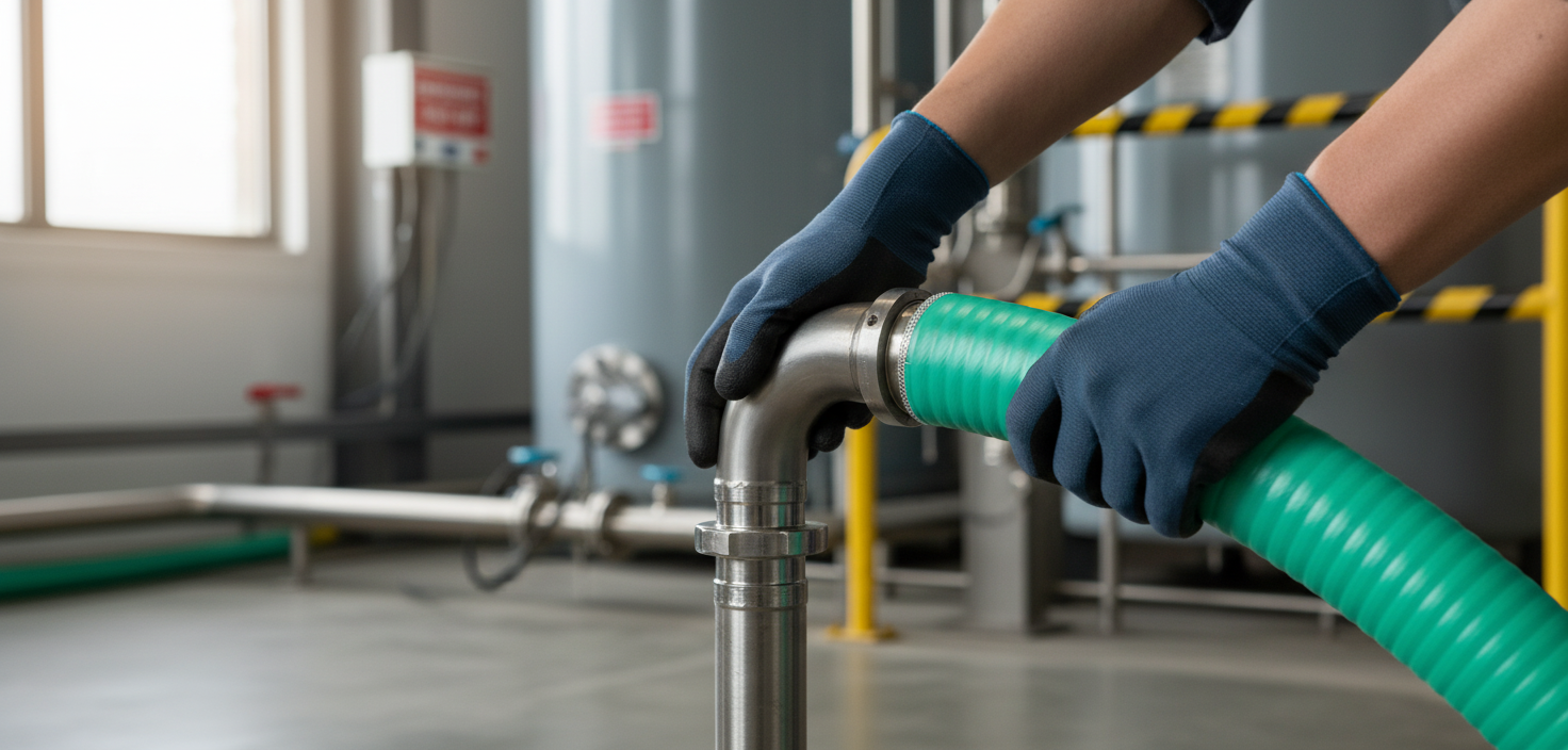 Premium Multilayer Thermoplastic Rubber Hose for Aggressive Liquids - Flexible, Crush Resistant, Smooth Surface