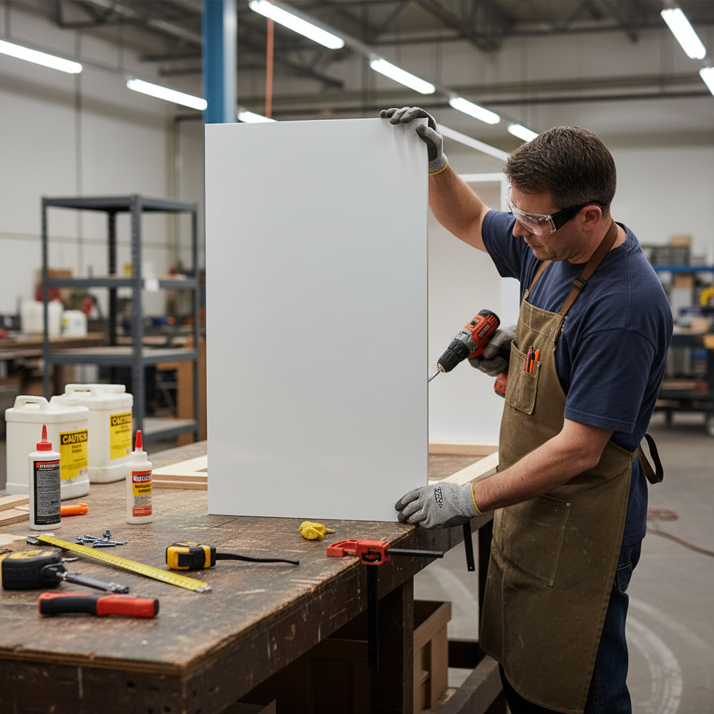 Premium ABS Acrylic Capped Gloss White Sheet for High-Rigidty Applications and Excellent Chemical Resistance