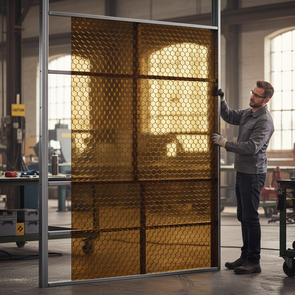 Premium Honeycomb Composite Sheet - PETG Bronze, Lightweight, Rigid, and Impact Resistant for Various Applications