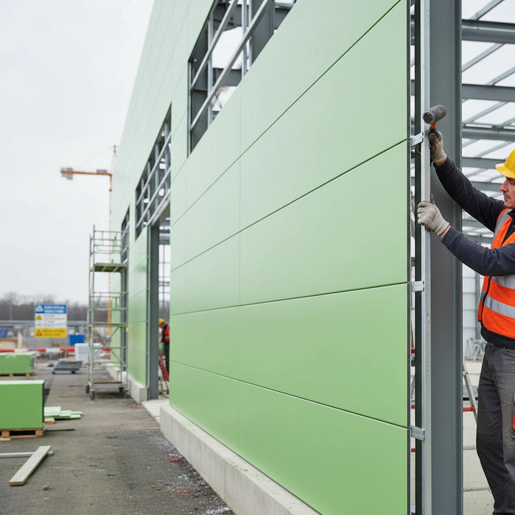 Premium Light Green Aluminium Composite Panel 0.30mm Thick, Lightweight and Easy to Fabricate for Signage and Cladding Applications