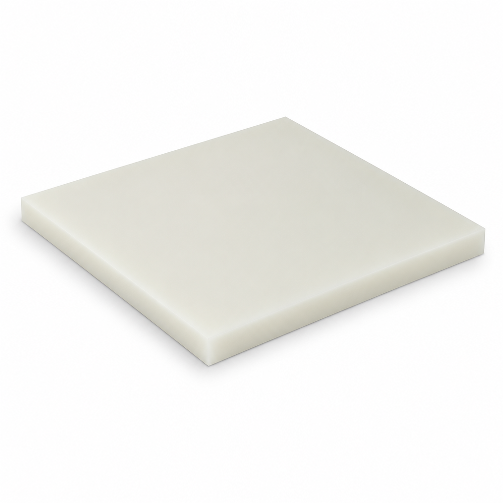 Cast Nylon 6 Natural Sheet for Engineering Applications 16mm to 50mm thick