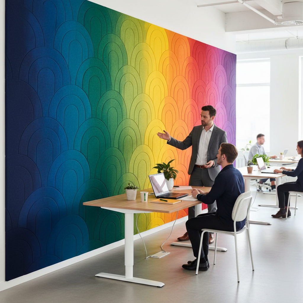 Premium 100% Recycled PET Felt Acoustic Panel 9mm - Sustainable, Aesthetic, and High-Performance Sound Absorption Solution