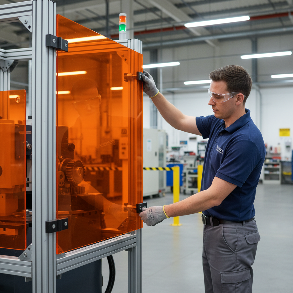 Premium Orange Acrylic Sheet - Custom Cut with Multiple Edge Finishes and High Durability