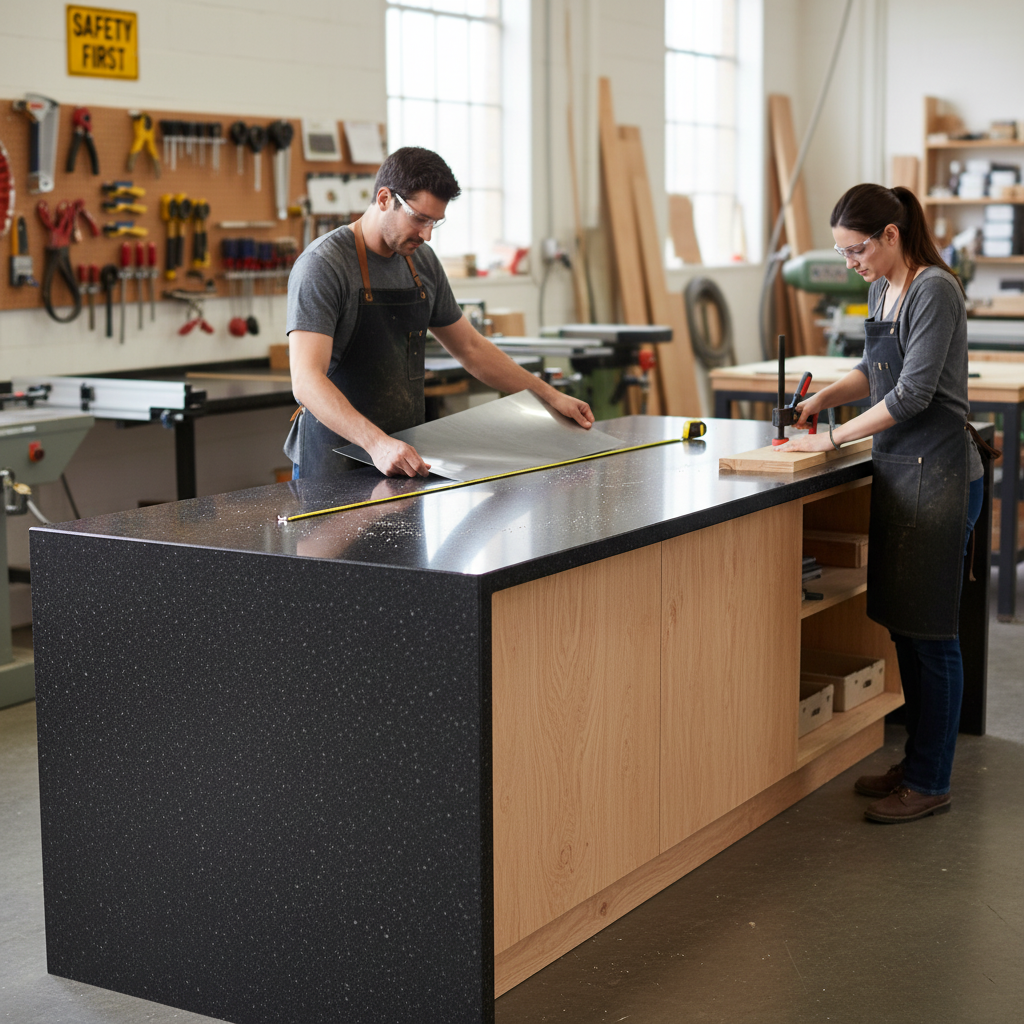 Premium Solid Surface Material - Deep Night Sky with Enhanced Durability and Versatile Applications