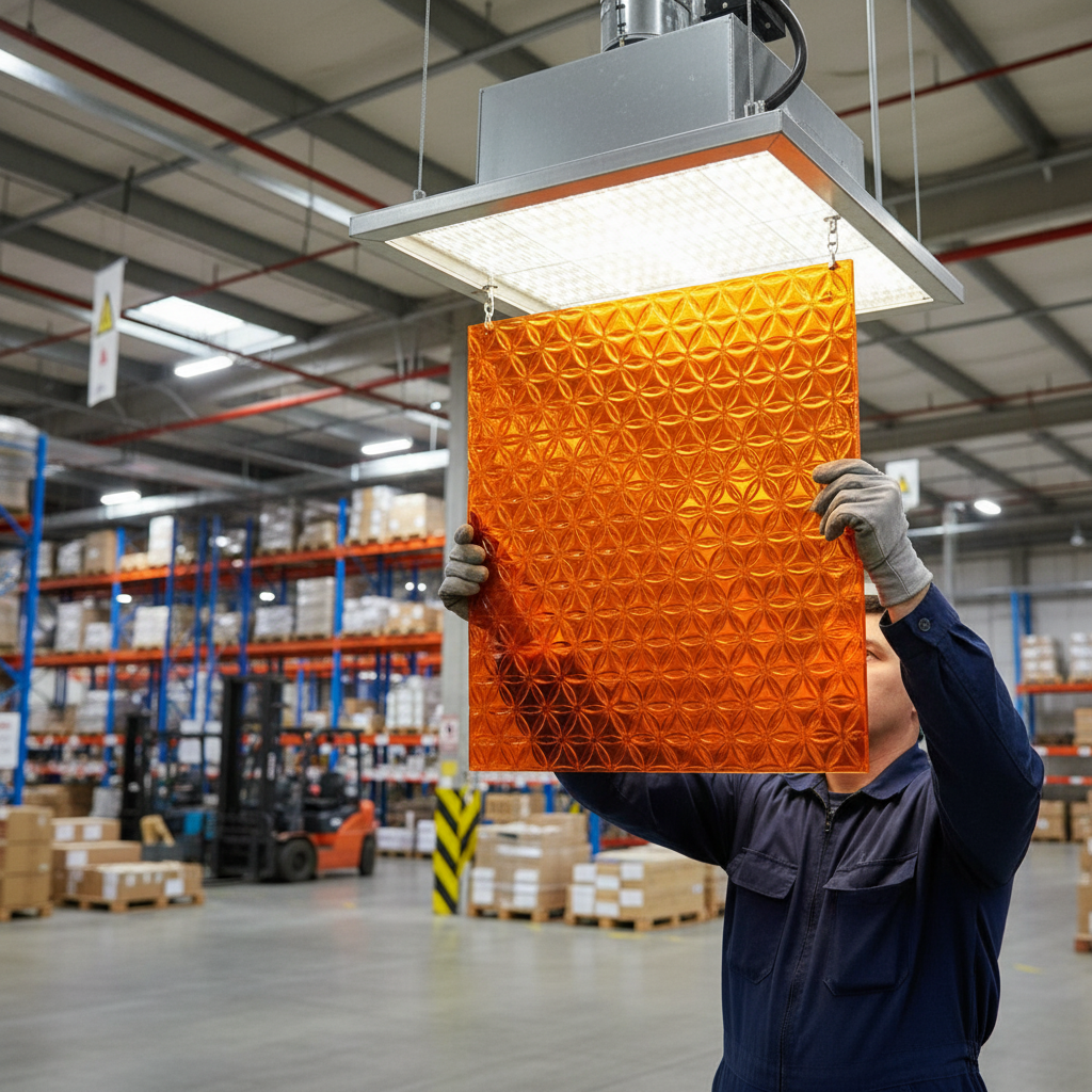 Premium Honeycomb Composite Sheet in Orange - Lightweight, Rigid, and Versatile for Indoor Applications