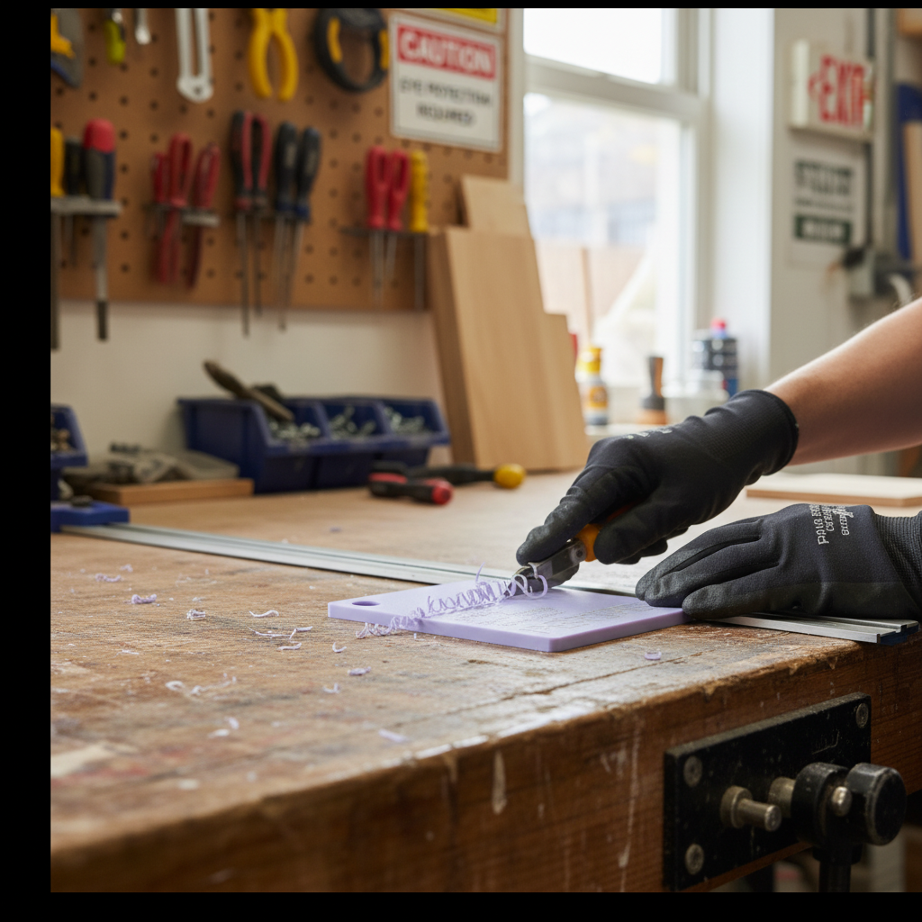 Premium High-Performance Acrylic Sheet in Parma Violet Color, 3mm Thickness with Satin Finish for Versatile Design Applications