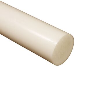 Nylon 6.6 Natural Plastic Rod - 50mm to 200mm Thick