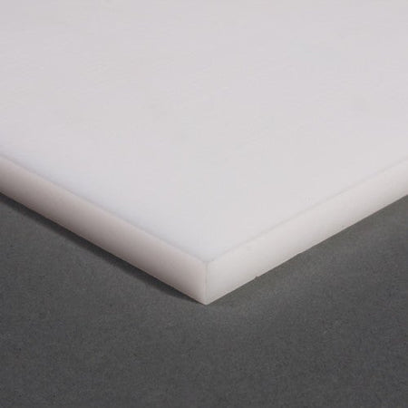 Light Gray HDPE Natural Plastic Sheet - 1mm To 5mm Thick