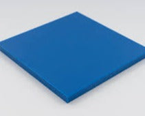 Light Gray PE500 Blue Plastic Sheet - 10mm To 25mm Thick
