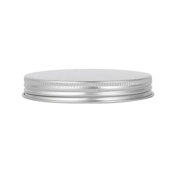 Silver Aluminium Jar with Matching Aluminium Lid – Durable and Lightweight Storage Solution