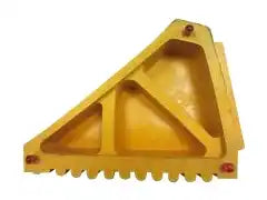 Yellow LGV Wheel Chock - 270 x 120 x 185mm
