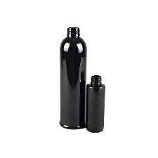 Plastic Black PET Boston Bottles (Pack of 10) – Tall Design, Durable 1-Liter Capacity, UV-Resistant for Light-Sensitive Liquids, Recyclable