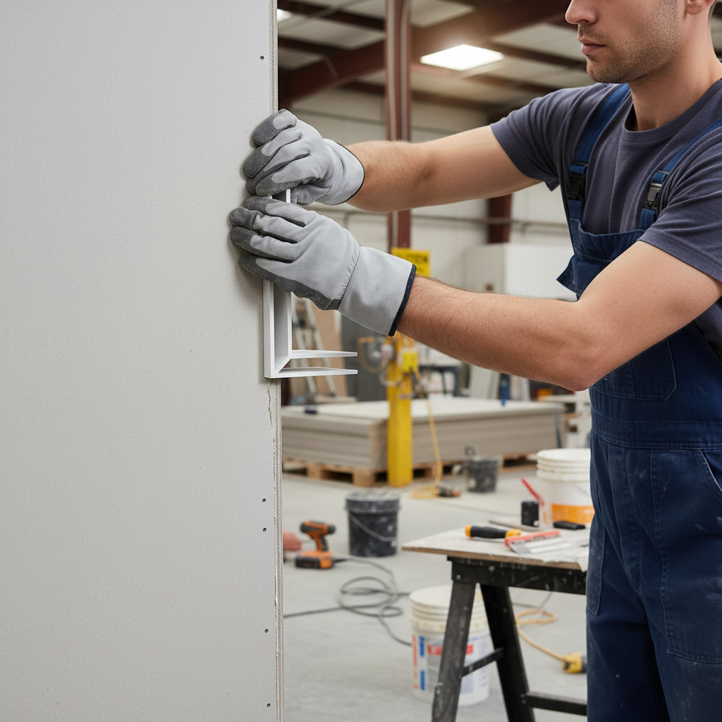 Premium Plastic PVC Corner Joint - 75m Pack with 25 Sections of 3m Length for 90 Degree Corner Profiles