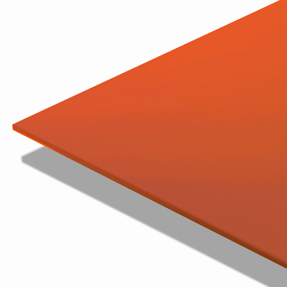 Orange Gloss PVC Wall Cladding Sheet