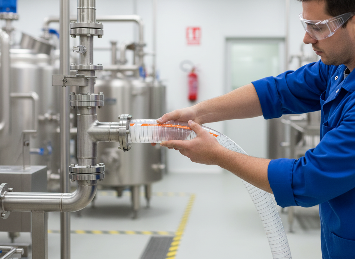 Professional Soft PVC Hose for Food Liquids with Steel Spiral Reinforcement, Flexible and Crush Resistant, Suitable for Agricultural and Construction Applications