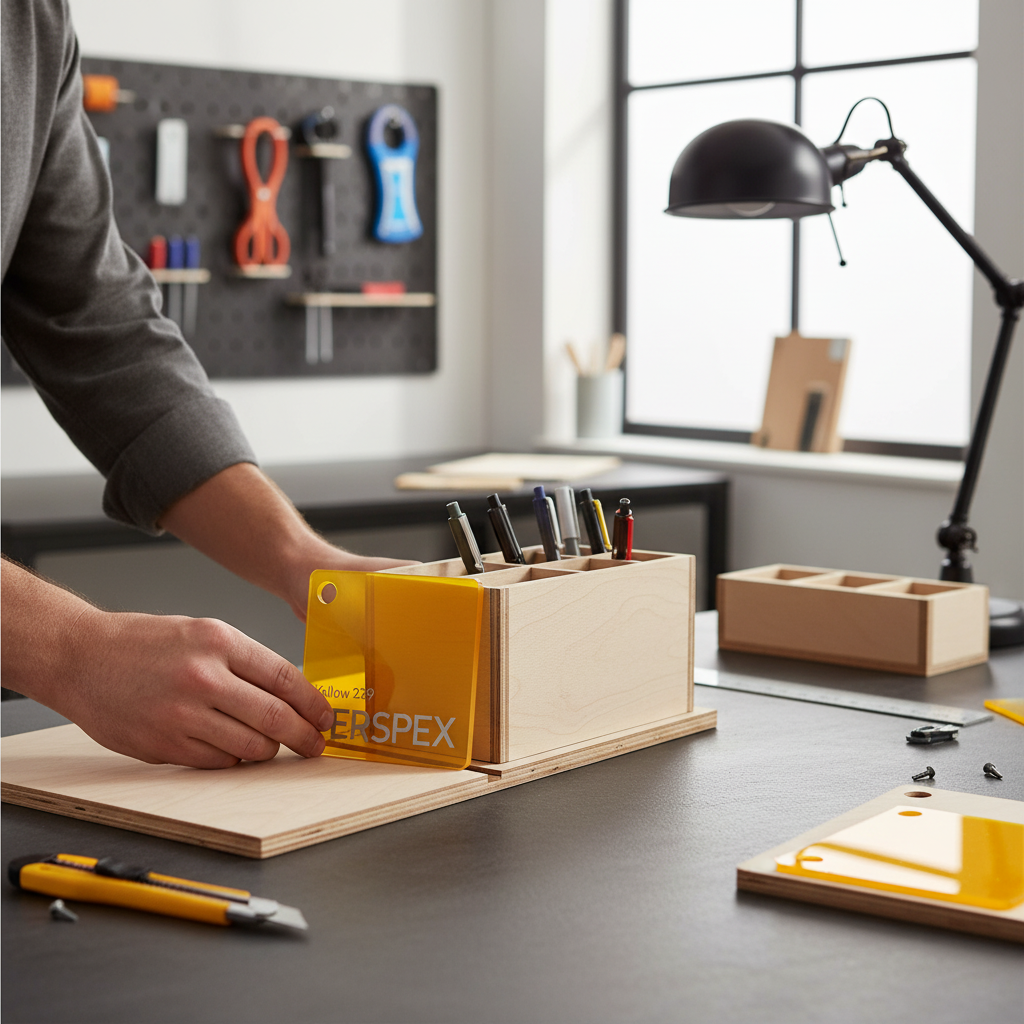 Premium Yellow Acrylic Sheet - Durable, High-Performance, Versatile for Interior Design and Displays