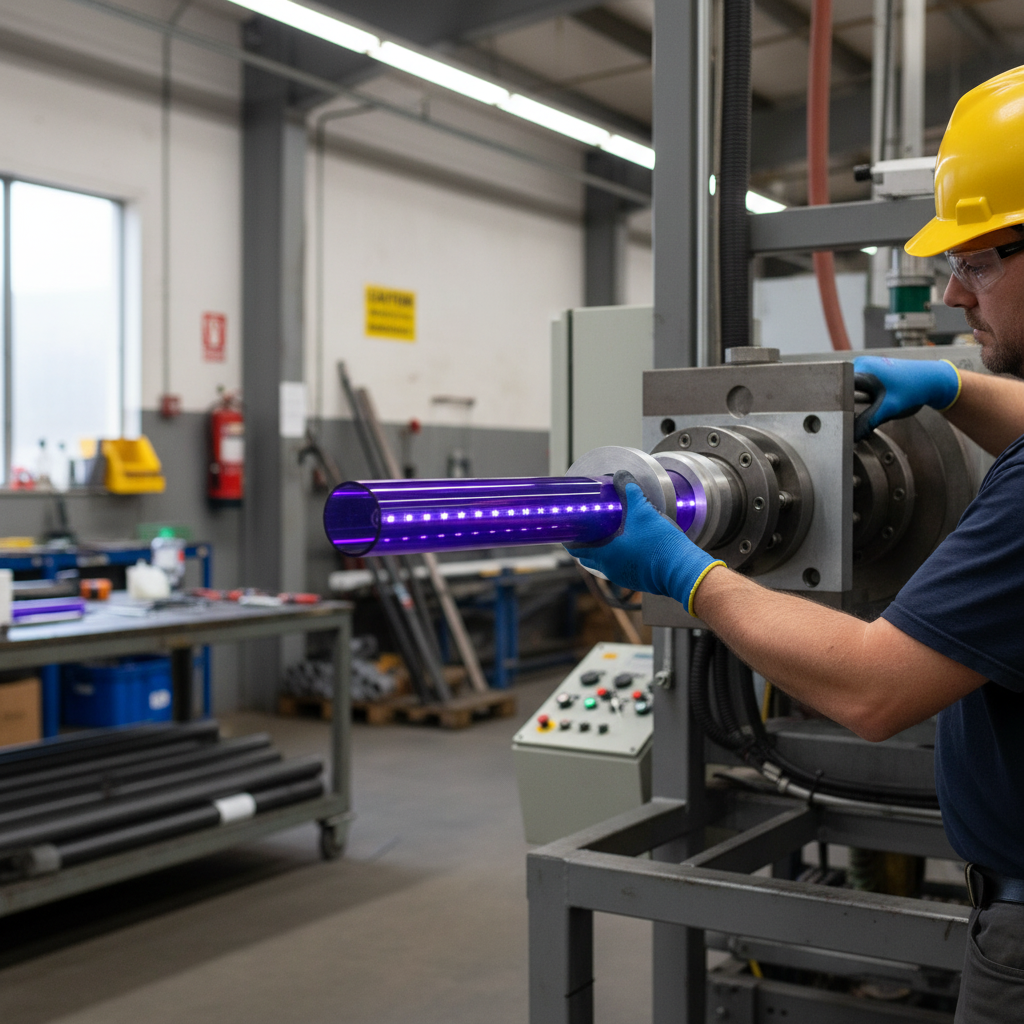 Premium Extruded Translucent Purple Acrylic Tube - High Gloss, Durable, and Versatile for Various Applications