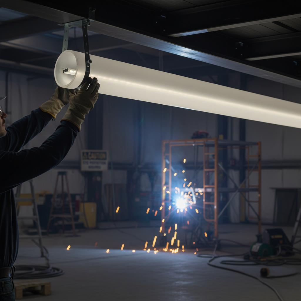 Heavy Duty Polycarbonate Frosted Opal Tube with High Impact Resistance for Lighting Applications