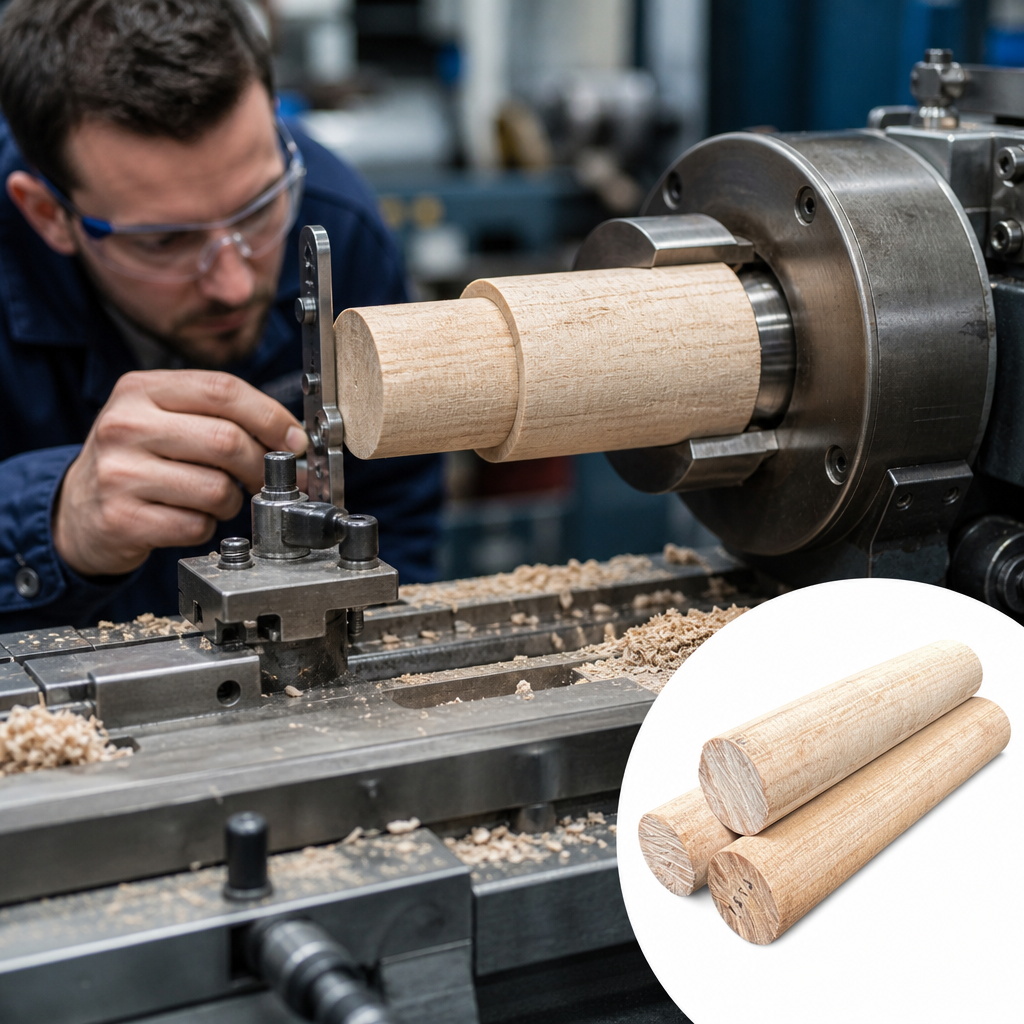 Phenolic Cotton Brown Rod 16mm to 50mm dia for Bearings & laminates