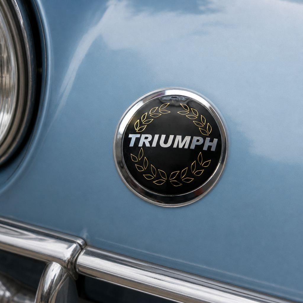 Laurel Wreath Enamelled Badge – Fits Triumph TR7 & TR8