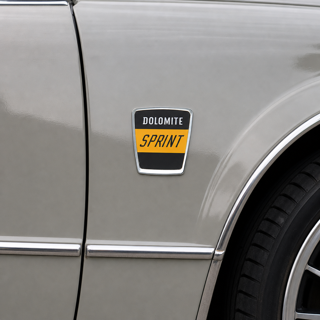 Front Grill Badge – Fits Triumph Dolomite Sprint