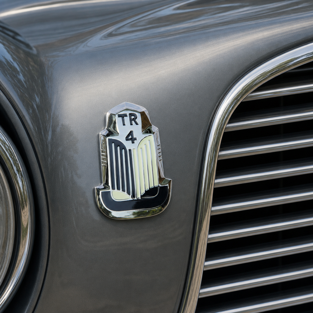 Bonnet Badge – Fits Triumph TR4