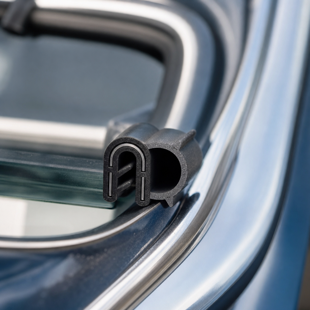 Flexible Self Grip Rubber Side Seal – Fits 0.8mm to 2mm Panels