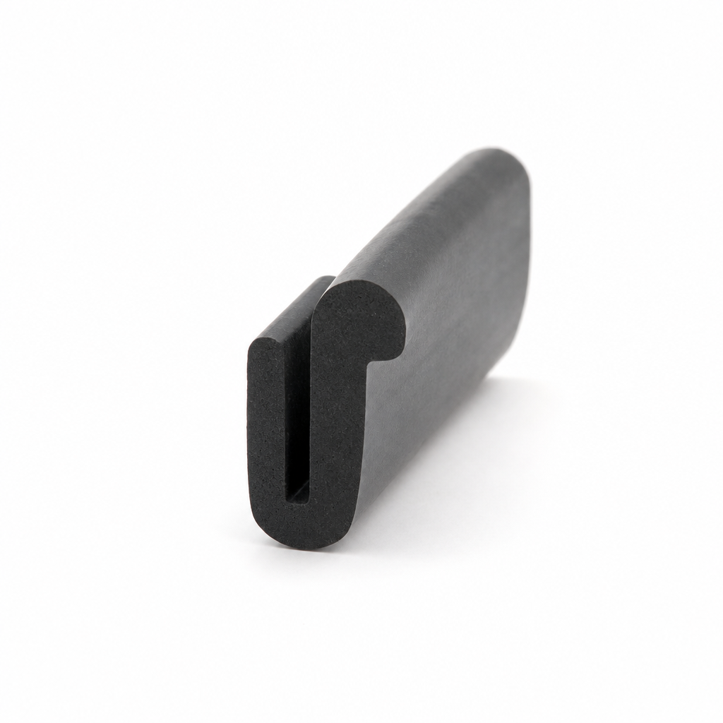 Neoprene U-Channel with Flange – 5mm Wide x 10.5mm High
