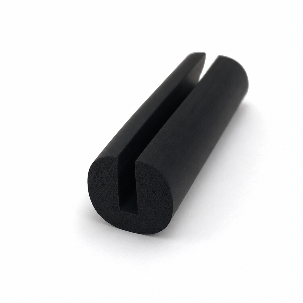 U Channel – 3mm Profile Black EPDM Trim