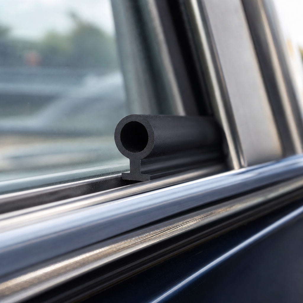Door Seal – Black EPDM, Keyhole Type (30 Metres)