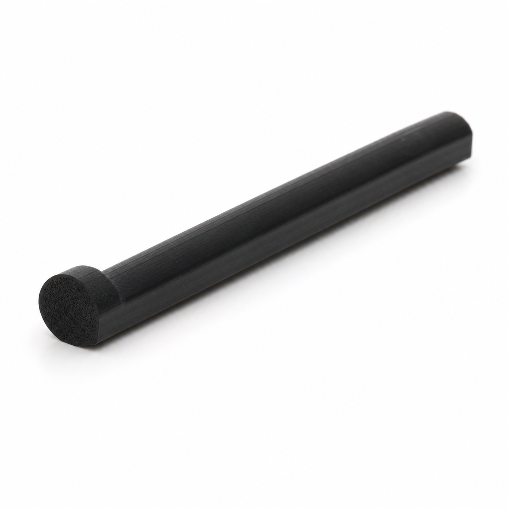Rubber Extrusion Profile – IRS0097EP (Black, EPDM, P Profile)