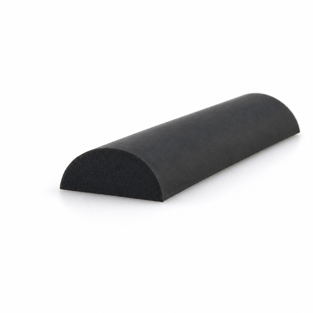 Neoprene Rounded Block Section – 15mm Wide x 5mm High