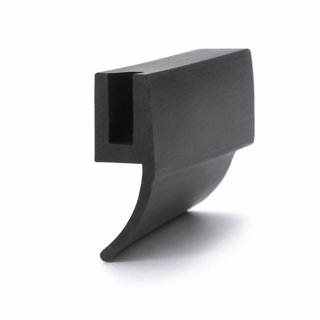 EPDM Square Channel With Flange – 10mm Wide x 25mm High