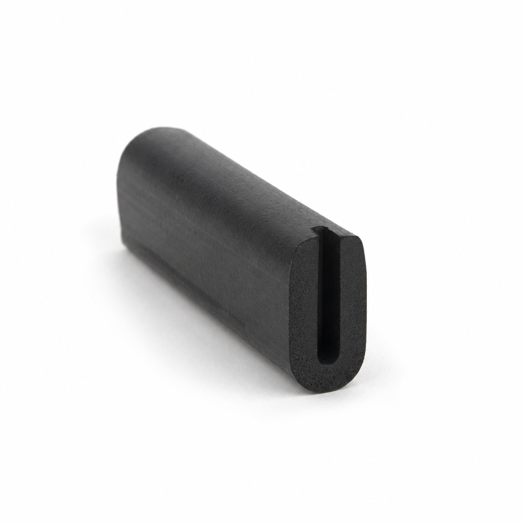 U Channel Seal – 2mm x 18.5mm (Black EPDM)
