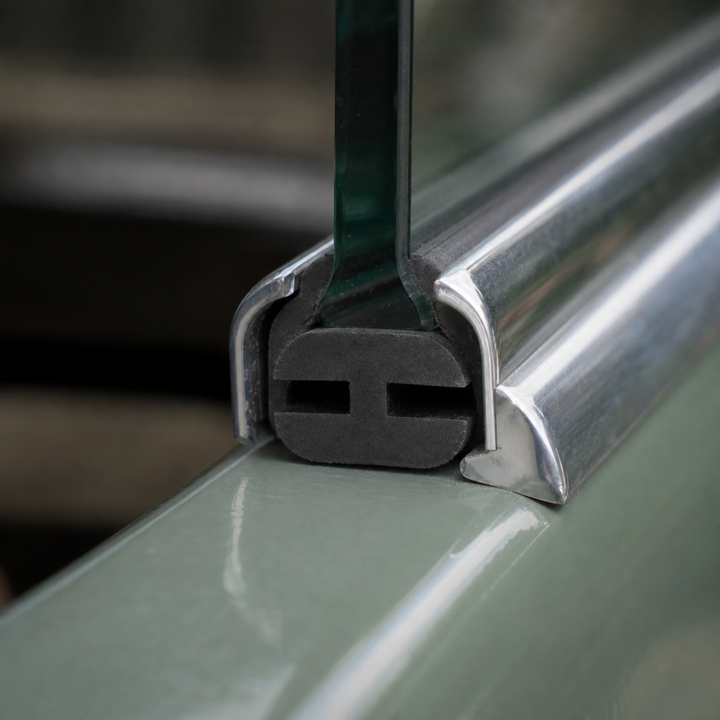 EPDM Double Channel Section – 9mm x 6mm (IRS0579)
