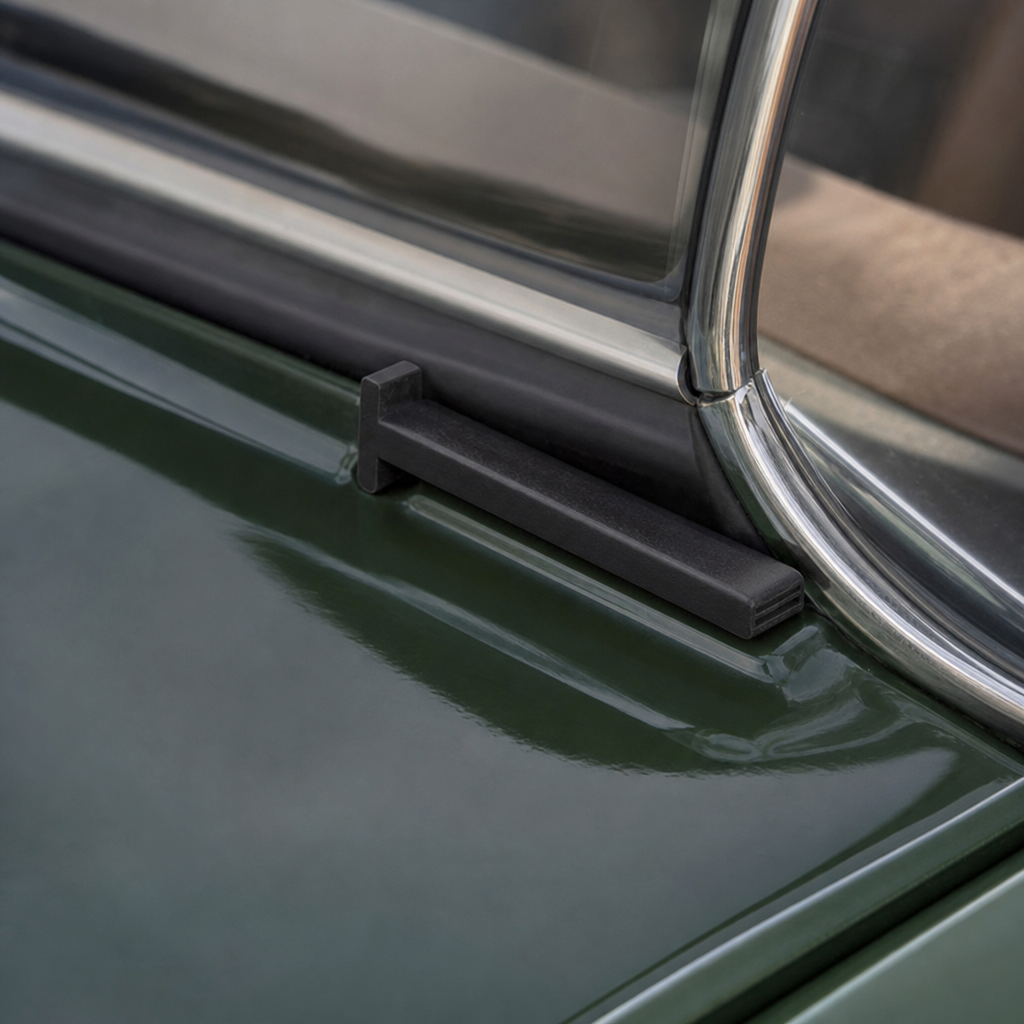 T Section Rubber Extrusion – Fits MG Bonnet to Windscreen Seal