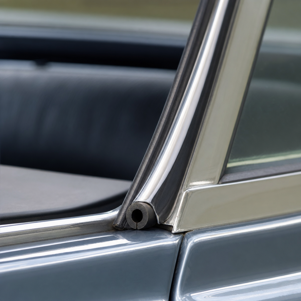 Neoprene Slit Round Channel – 2mm Internal Diameter, 6mm OD